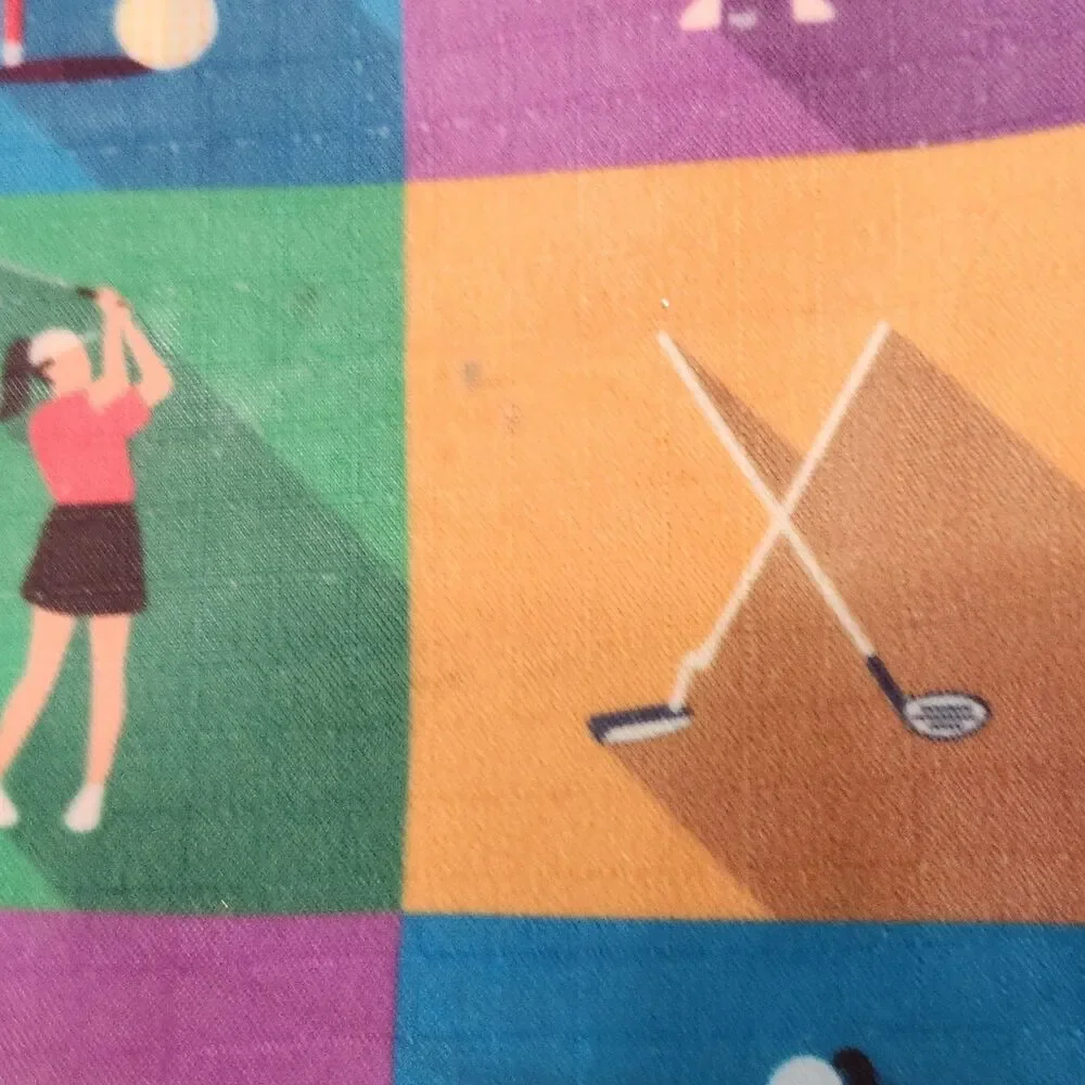 Sydney Love Sport Golf Crossbody Bag Championship Round Multi-Color Ripstop - Picture 12 of 16